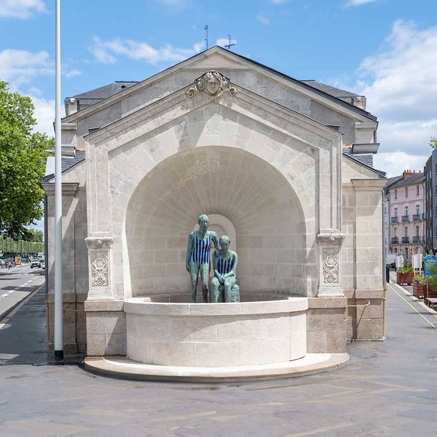 Deux baigneuses, Claire Tabouret